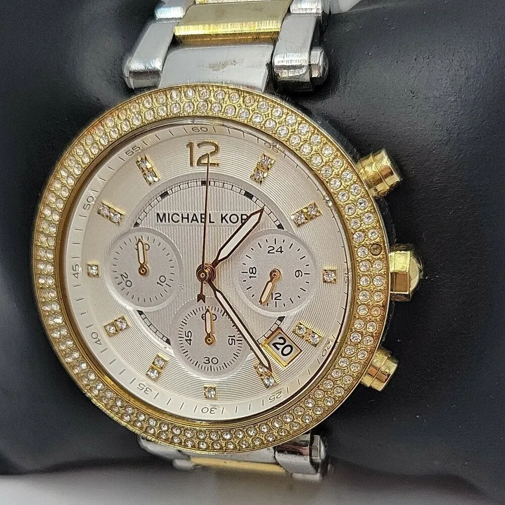 Michael Kors Parker MK5626 Womens Stainless Steel Analog Dial Quartz Watch AM351